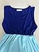 Shangke Womens Zig Zag Scoop Neck Wave Striped Tank Maxi Long Dress (S, 3-blue)