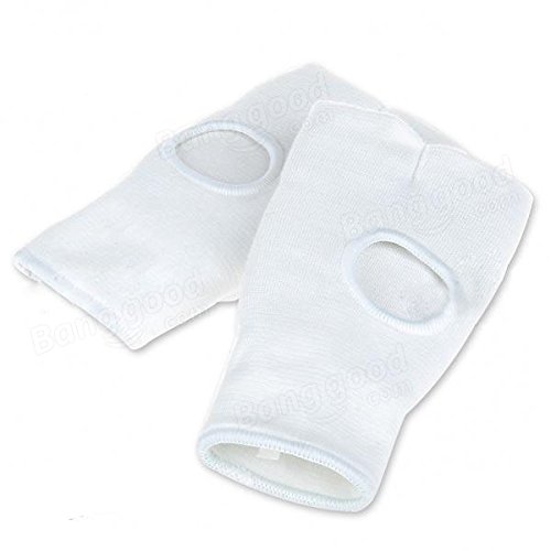 C&C Products 1 Pair Elasticated Karate Sparring Punching Gloves White L
