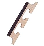 DN Maple Ebony Bridge For 4 String Banjo Ukulele