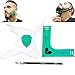Aberlite Beard Shaper Kit w/Barber Pencil - Premium Shaping Tool (Green)