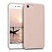 kwmobile Softcase for > Apple iPhone 7 < with artificial leather cover - Back case protective case in beige