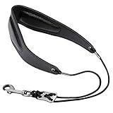 Rinastore Saxophone Strap Genuine Leather Sax Neck