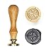 UNIQOOO Arts & Crafts Vintage Brass Star Compass Cross Wax Seal Stamp- Great for Embellishment of Envelopes, Invitations, Wine Packages - Christmas Gift Ideas for Friends or Family Members