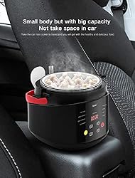 HSJ 12V/24V Universal Car Rice Cooker, Portable