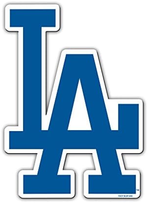 Fremont Die Official Major League Baseball Fan Shop Authentic 12" Jumbo MLB Auto Magnet Banner Logo (Los Angles Dodgers)