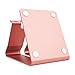 Ifecco Portable Aluminum Solid Stand Hands Free Mobile Smart Cell Phone Holder Tablet Display Stands for Smartphone (Rose Gold)