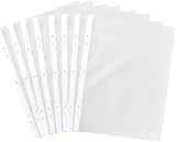 1ABOVE 30 Micron A4 Glass Clear Plastic Wallets 500 Pack view 2