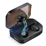 Bluetooth Earbuds, Small Target True Wireless Earbuds with Bluetooth V5.0 Waterproof IPX7 Bluetooth Earphones with 3000mAh Charging Case