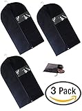 Breathable Garment Bag Covers Storage for Suit, Dress, and Cloth, 24