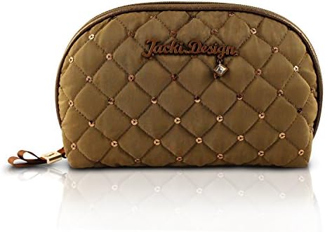 Set of 15 Bella Donna Dome Cosmetic Bag - Brown