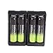 4X 5800mAh Li-ion 18650 3.7V Rechargeable Battery + 2X Smart Charger