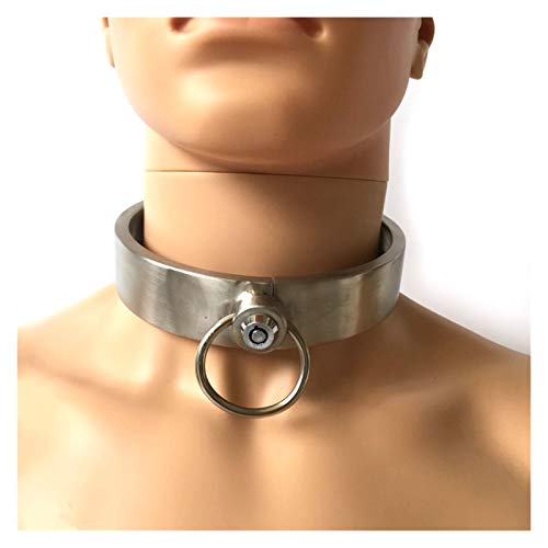 Cintura-in-vita-Collo-circolare-in-acciaio-inox-Collare-per-cani-con-serratura-collana-Punk-Rock-Gothic-Choker-Donne-Catena-Collaband-Cinturino-in-vita-Cintura-in-metallo-Corda-Cablaggio-Corpo-Cabina