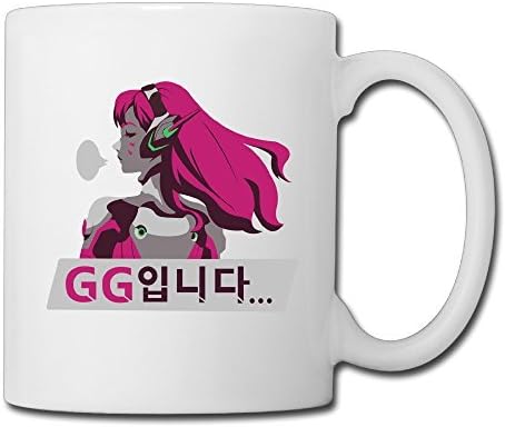 YellowNN Overwatch D.Va GG Spray Coffee/Tea Mugs