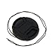 BIRUGEAR 58mm Snap on Lens Cap w/Strap for FujiFilm X-T2 X-T1 X-E2 X-E1 X-M1 X-A1 X-A2, HS50EXR HS20EXR HS30EXR HS25EXR or 58mm Filter Size Lenswith Cleaning Cloth