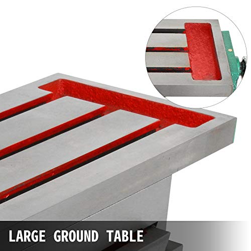 Mophorn Milling Working Table 17.7 X 6.7 Inch, Compound Milling Machine