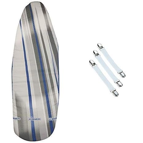 Leifheit 76009 Ersatzbezug AirActive M GreyLine & 72417 Bügeltischspanner