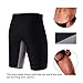 Cimkiz Men's Sauna Sweat Slimming Shorts Neoprene Exercise Pants for Workout Sweat Body Shaper