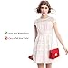 TOYOOSKY Small Crossbody Bag Purses For Women Mini Size Chain Shoulder Red Purse Gift Evening Bags Cute for Sports Concert Prom Party Present