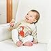 Jam Naturals- Wood Baby Rattle - Montessori Inspired Rattle for Babies (Classic)