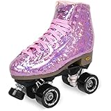 Sure-Grip Prism Plus Roller Skates Indoor (Pink, Size 7)