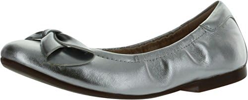 Venettini Girls 55-Ellie Dressy Flats Shoes,Silver Metallic,35