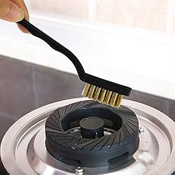 Topbuti 15 Pcs Mini Brass Wire Brush Set for