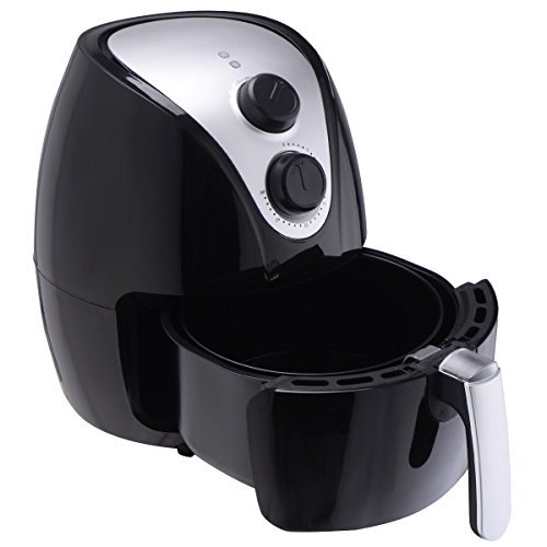 Click Here to See More Images 1500W Electric Air Fryer Cooker with Rapid Air Circulation System Low-Fat Black