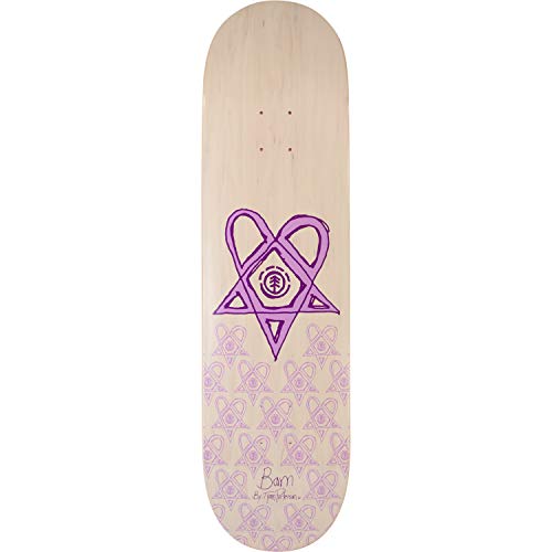 Bam Margera Heartagram Tyson White/purple Skateboard Deck - 