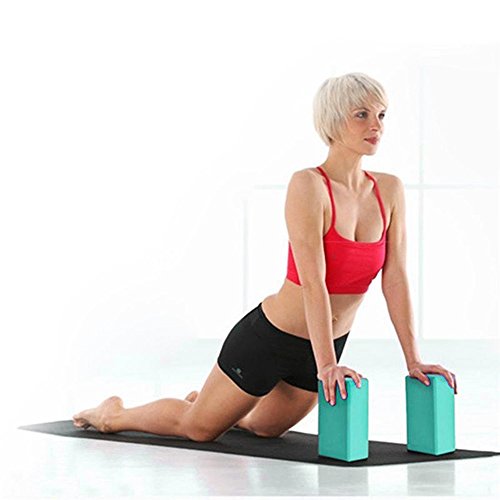 URSING Yoga Block 1PC and High Density EVA Foam Yoga Brick to Support and Deepen Poses Exercise Fitness Yoga Blocks