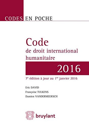 Code de droit international humanitaire
