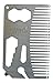 Guardman Stainless Steel Multitool Card With Beer Bottle Opener, Hair & Beard Comb, Flat Screwdriver