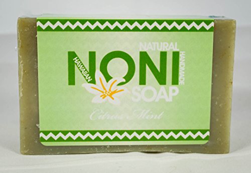 Handmade Noni Soap - Citrus/Mint - 5 Oz Bar