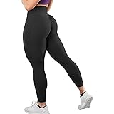 Aurgelmir Women Scrunch Workout Sports Leggings Butt Lifting Ruched Booty Yoga Pants with Pocket