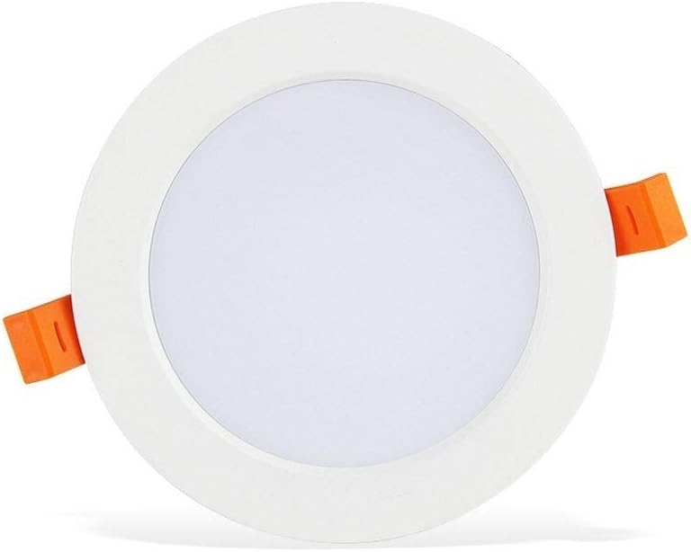 HviLit Ultra Slim 12/18/24/30W LED Recessed Downlight Super Bright Round Aluminum Embedded Integrated Spotlight Commercial Exhibition Hall Ceiling Panel Light Energy Saving Spot Lamp