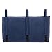 Surblue Caddy Hanging Organizer Bedside Storage Bag for Bunk and Hospital Beds, Blue, L