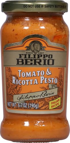FILIPPO BERIO PESTO, TOMATO & RICOTTA, 6.7 OUNCE GLASS JAR, GLUTEN FREE, NON-GMO