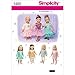 Simplicity 1485 Doll Dress and Clothes Sewing Patterns for 18'' Dolls
