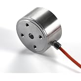 Micro Load Cell Sensor,Bellows Type Test Compression Force Weight Pressure Sensor,Accuracy 0.2% Stainless Steel with 2m Cable (0-200KG)