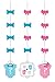 Creative Converting 997041 Bow Or Bowtie - Printed Hanging Cutouts