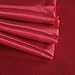 DWCN Red Curtain Faux Linen Country Modern Style Draperies 8 Grommets Window Curtain Panel 52x84 inch (set of 2 panels)Curtains for Bedroom/Kitchen/Dinning Room/Living Room