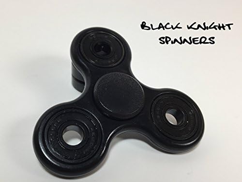 Black Knight Spinners - "Midnight" [Hand Spinner Weighted Fidget Toy EDC desk torq] - Ceramic center