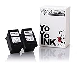 YoYoInk Remanufactured Canon PG-240 XXL (2 Black) Ink Cartridge Replacement with Ink Level Indicator