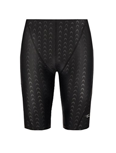 WUAMBO Swimwear Men's Swim Jammer Shorts Black US S= Asian Tag XL(Waist:29"-31") - Thumbnail 5
