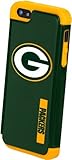 Forever Collectibles NFL Dual Hybrid TPU iPhone 5/5S Rugged Case - Retail Packaging - Green - Green Bay Packers