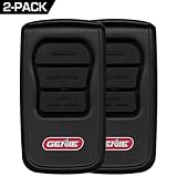 GenieMaster 3-Button Garage Door Opener Remotes (2 Pack) - Each Remote with Genie Garage Door Openers Since 1993 with Intellicode Technology and/or 9/12 Dipswitches - Model GM3T-R