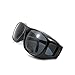Unisex HD Night Driving Glasses Vision Care Eyes Protect Wrap Around Sunglasses Black