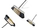 Soft Sweeping Broom, MEIBEI Multi-Surface Kitchen Broom with Stainless Steel Long Handle-50.5