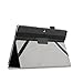 IVSO Lenovo MIIX 320 case - Leather Keyboard Portfolio Stand Cover Case-Will Only fit for Lenovo MIIX 320 10.1 inch Tablet(Dark-Black)