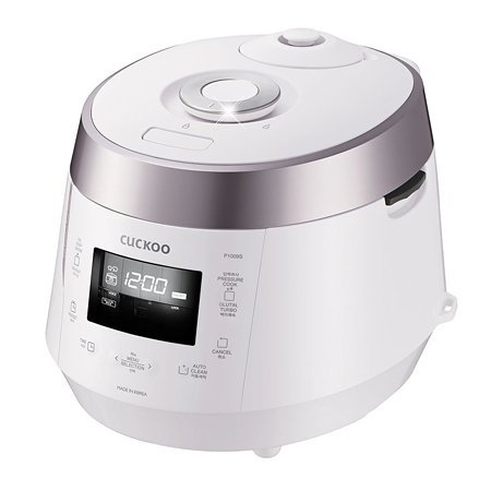 Cuckoo CRP-P1009SW Pressure Rice Cooker, 15.60 x 11.40 x 11.60in, White