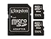 Kingston Digital 16GB Micro SD Flash Card, Pack of 2, One Adapter with Jcase (SDC4/16GB-2P1AET)